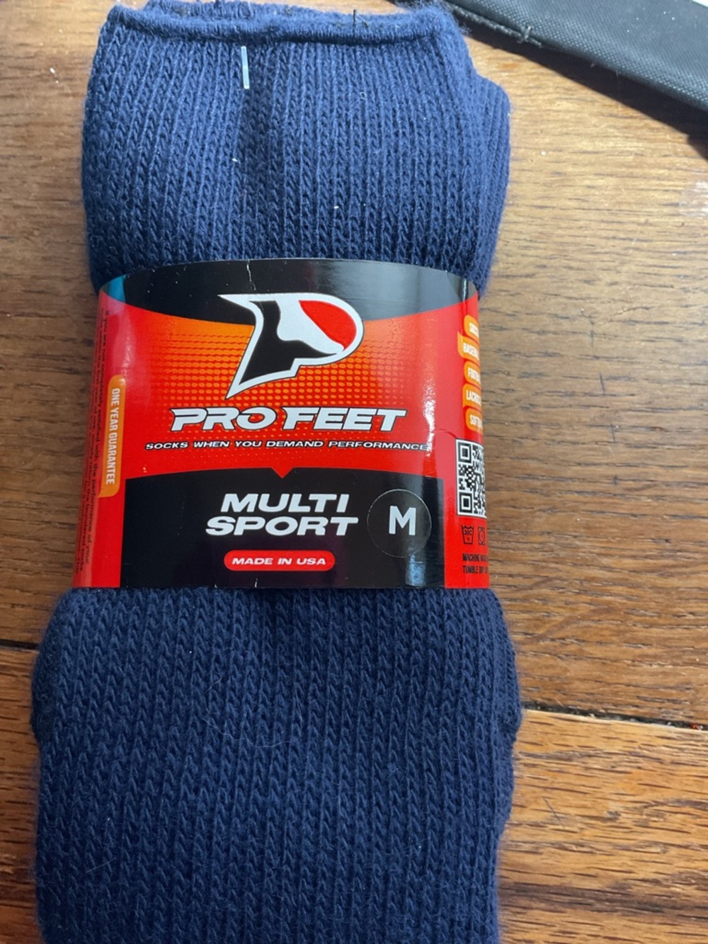 Multi Sport Crew Socks - Navy (Men's)